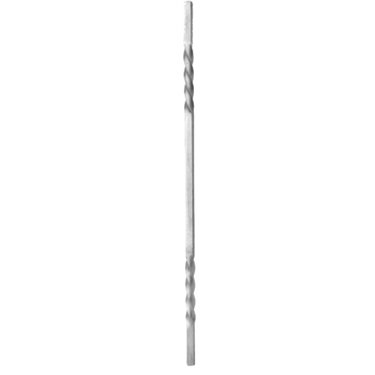 FORGED ALUM BALUSTER - 769/8 - DOUBLE TWIST - 9/16